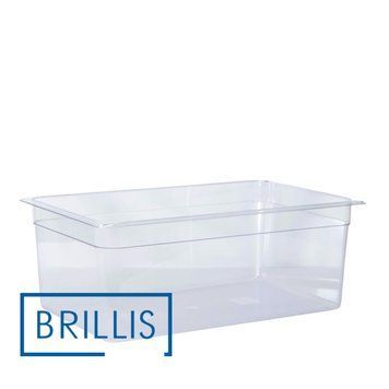 Гастроемкость BRILLIS из поликарбоната GN 1/1-200 мм, прозрачная P811-8C фото