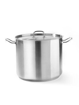 Кастрюля из нержавеющей стали высокая с крышкой, HENDI Kitchen Line, 20 л, 837603 837603 фото