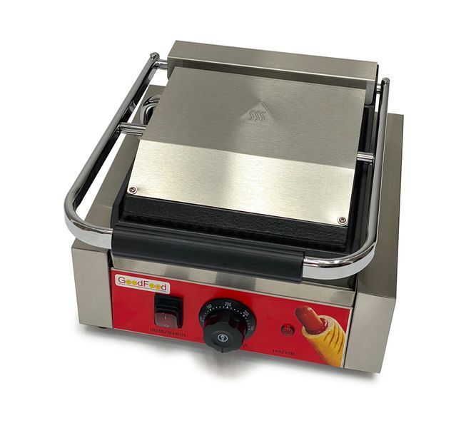 Гриль контактний GoodFood ECG10EA Panini RED 33230 фото