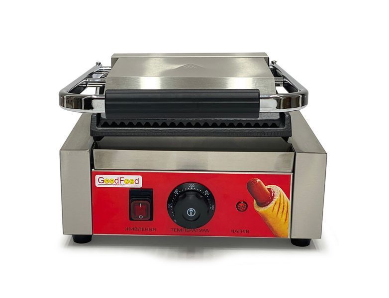 Гриль контактний GoodFood ECG10EA Panini RED 33230 фото