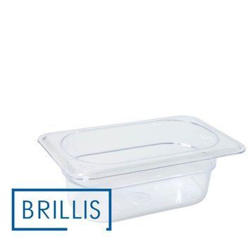 Гастроємність BRILLIS із полікарбонату GN 1/9-65 мм, прозора P819-2C фото