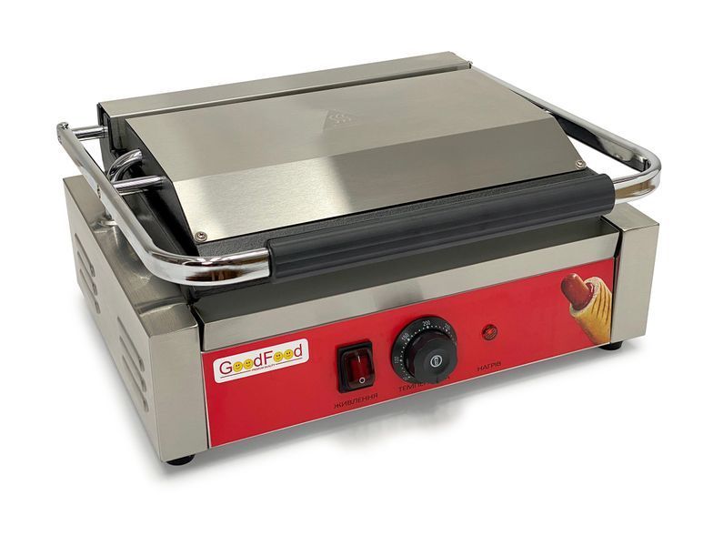 Гриль контактний GoodFood ECG11 Panini RED 33002 фото