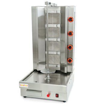 Апарат для шаурми газовий з двигуном GoodFood SM4MG 33681 фото