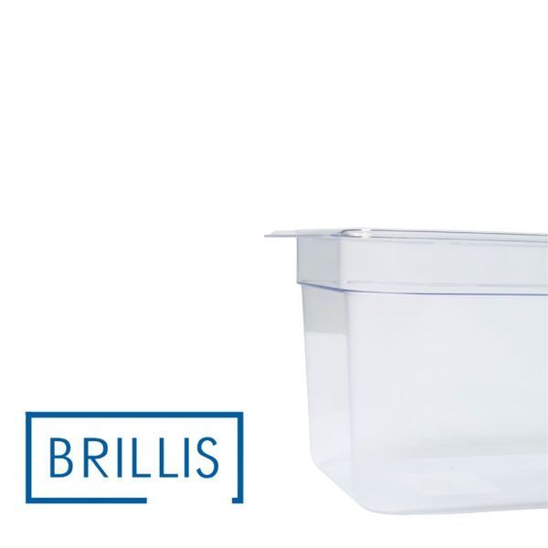 Гастроємність BRILLIS із полікарбонату GN 1/3-150 мм, прозора P813-6C фото