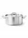 Кастрюля из нержавеющей стали низкая с крышкой Kitchen Line, 7.3 л, HENDI 836033 836033 фото 1