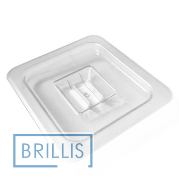 Крышка гастроемкости BRILLIS из поликарбоната GN 1/6, прозрачная P816-L фото