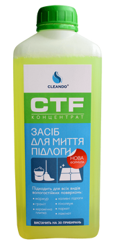 Професійний миючий засіб для миття підлоги CTF (1 л) Cleando CTF (1 л) фото