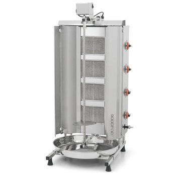 Апарат для шаурми газовий з двигуном GoodFood SM40MG 33753 фото